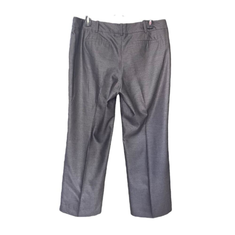 Ann Taylor Women's Gray Signature Wide Leg 29" Inseam Pants SZ 16 - Picture 2 of 5